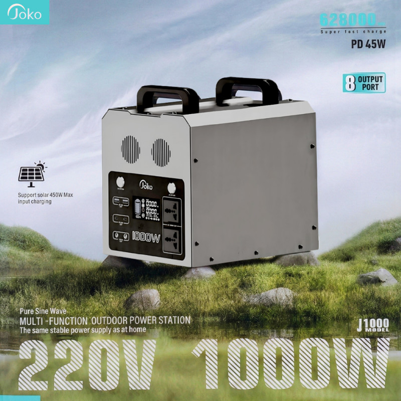 Joko UPS 1000W AC -DC USB-C 45W Power Supply 628000mAh Model J1000