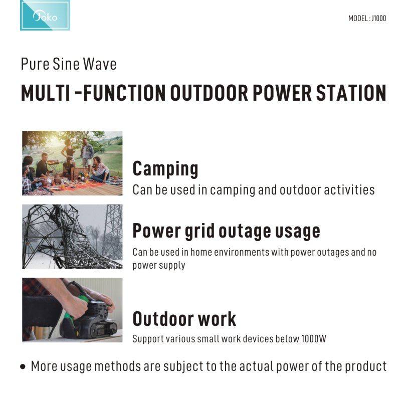 Joko UPS 1000W AC -DC USB-C 45W Power Supply 628000mAh Model J1000