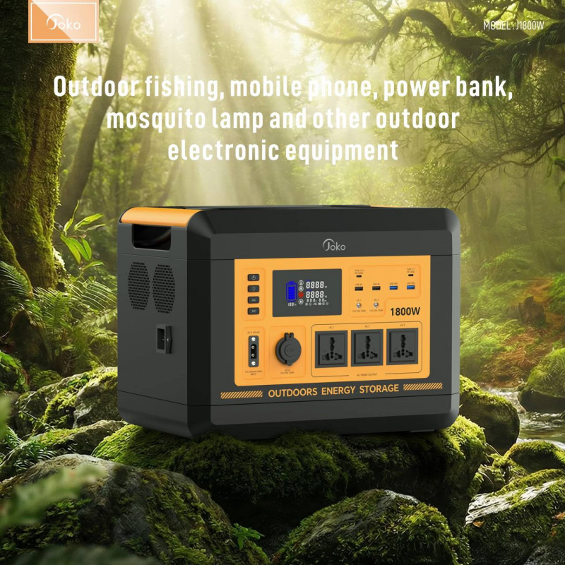 Joko UPS Power Station 1800W AC -DC USB-C 100W Power Supply 400000mAh Model J1800W