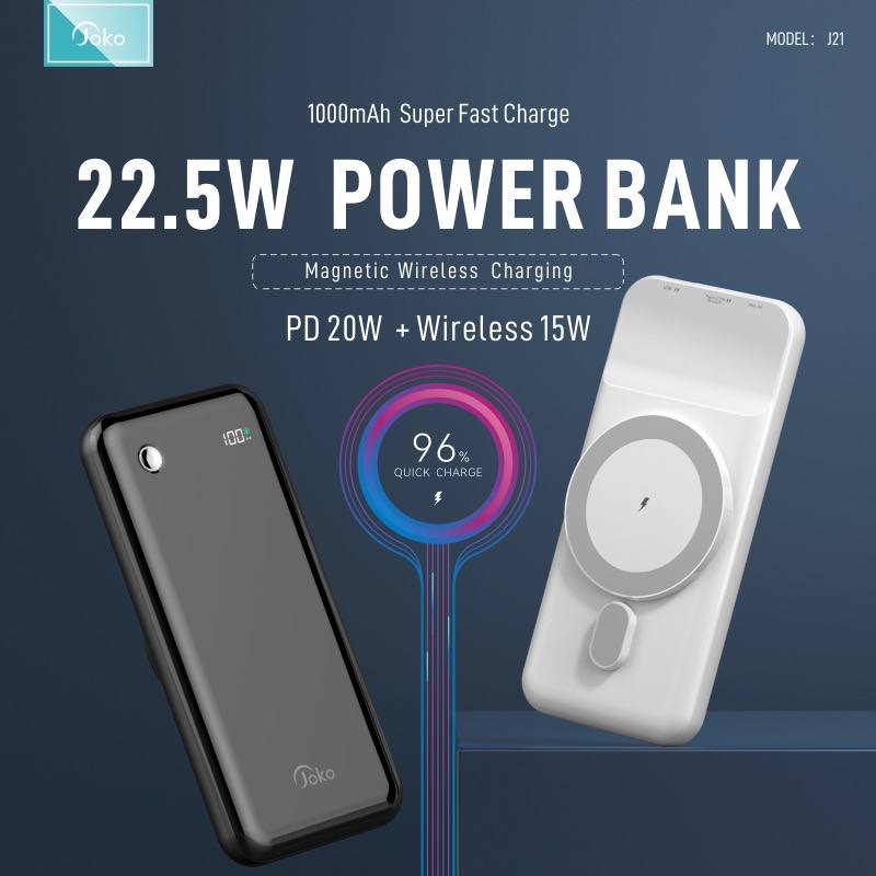Joko PowerBank Wireless Fast Charge model J21