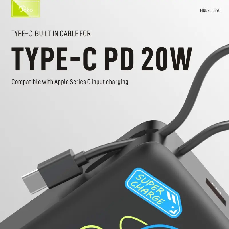 JOKO Power bank Fast charging 20000mAh Model J29Q