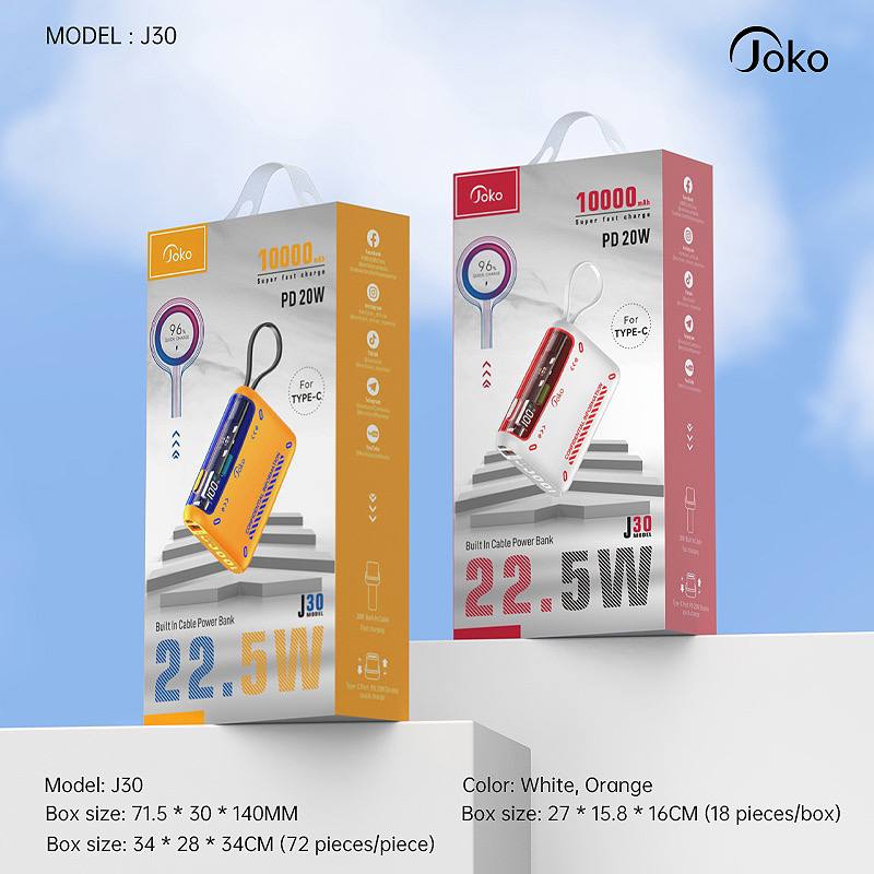 JOKO Power Bank 10000mah Model J30