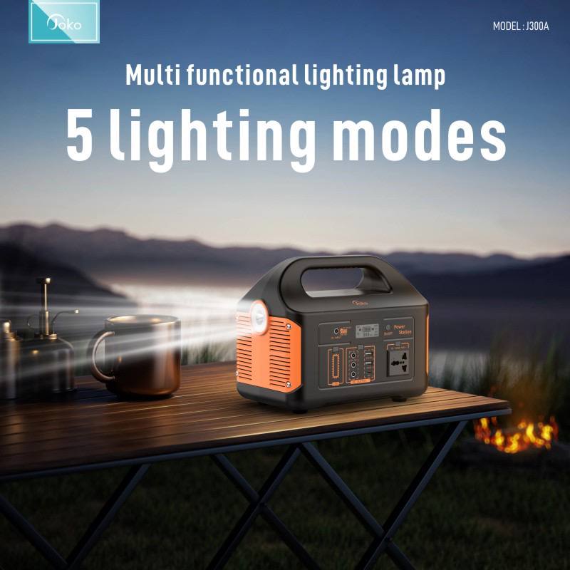 JOKO Multi-Function Outdoor Power Station AC output High Capacity J300A 80000mAh