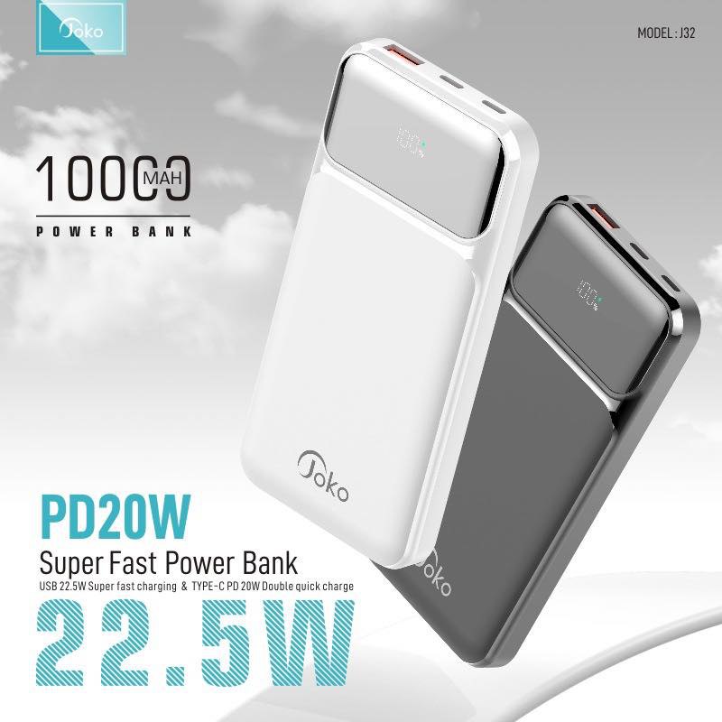 JOKO Power bank Fast charging 10000mAh Model J32