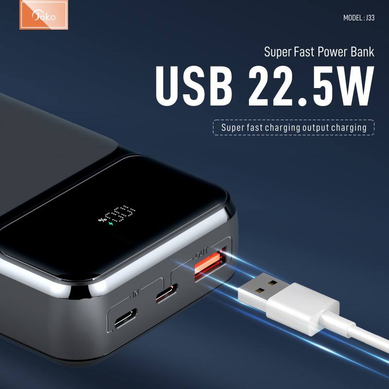 JOKO Power bank Fast charging 20000mAh Model J33