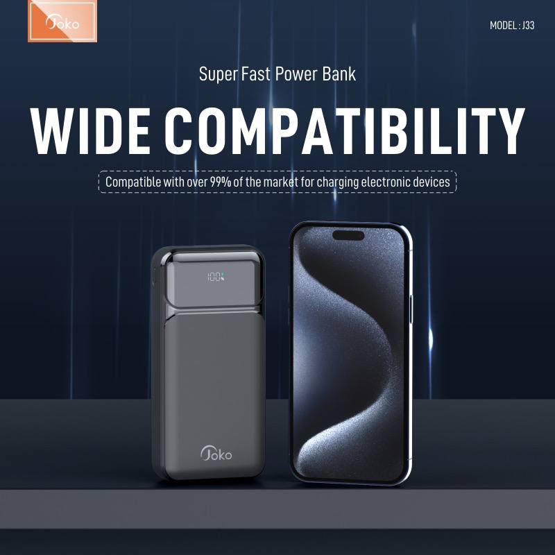 JOKO Power bank Fast charging 20000mAh Model J33