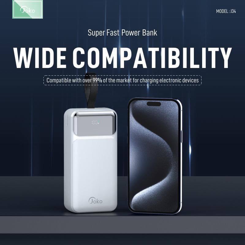 JOKO POWER BANK 30000MAH MODEL J34