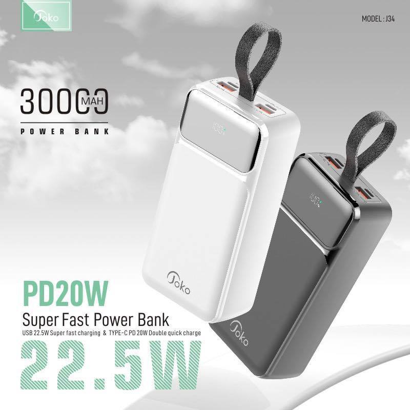 JOKO POWER BANK 30000MAH MODEL J34