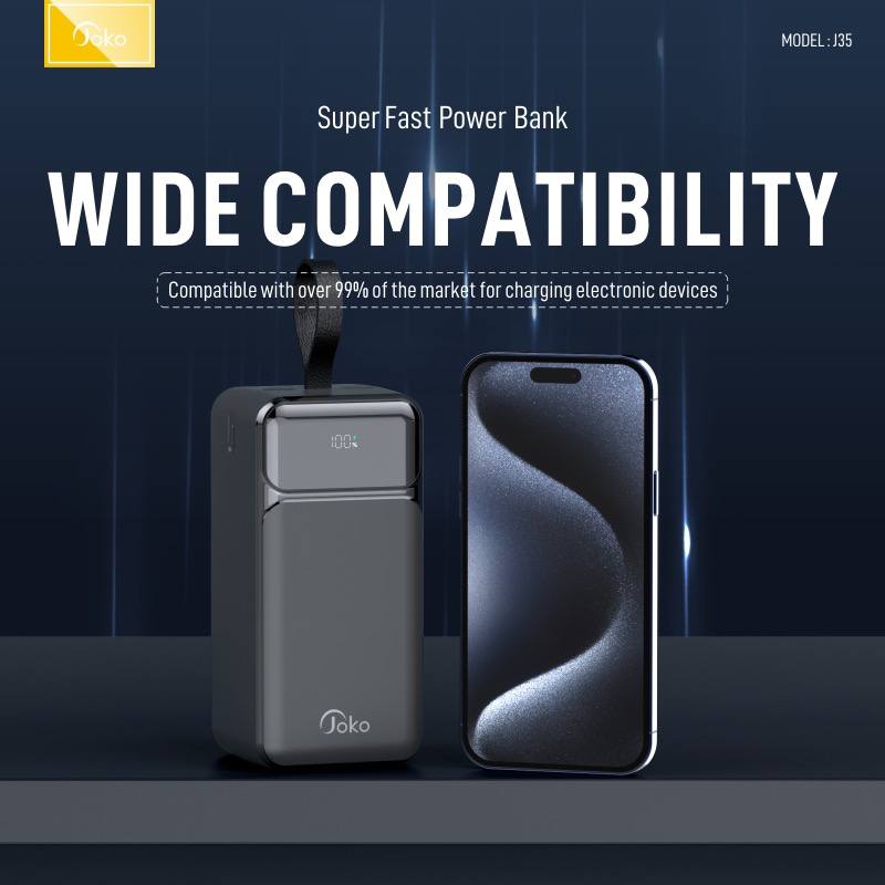 JOKO Power bank Fast charging 22.5W 40000mAh J35