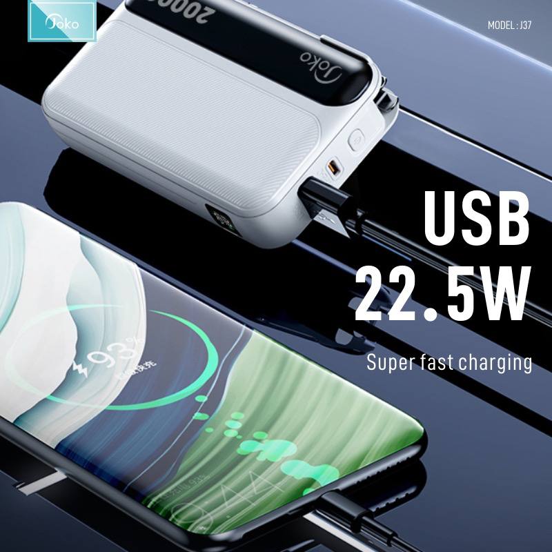 JOKO Power bank Fast charging 22.5W 20000mAh Model J37