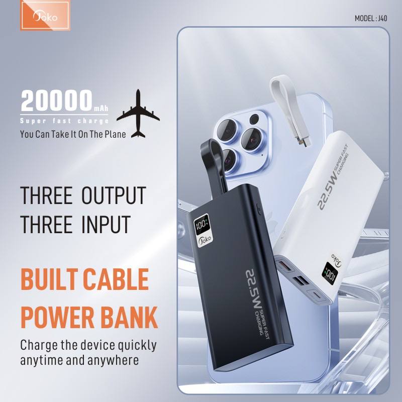 JOKO POWER BANK 20000MAH MODEL J40