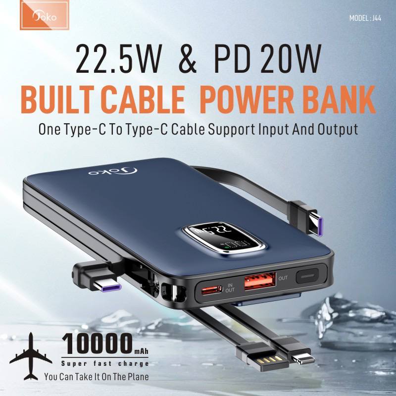 JOKO Power bank Fast charging 22.5W 10000mAh J44