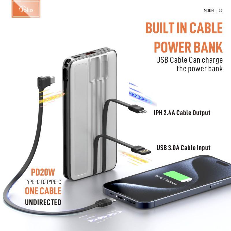 JOKO Power bank Fast charging 22.5W 10000mAh J44