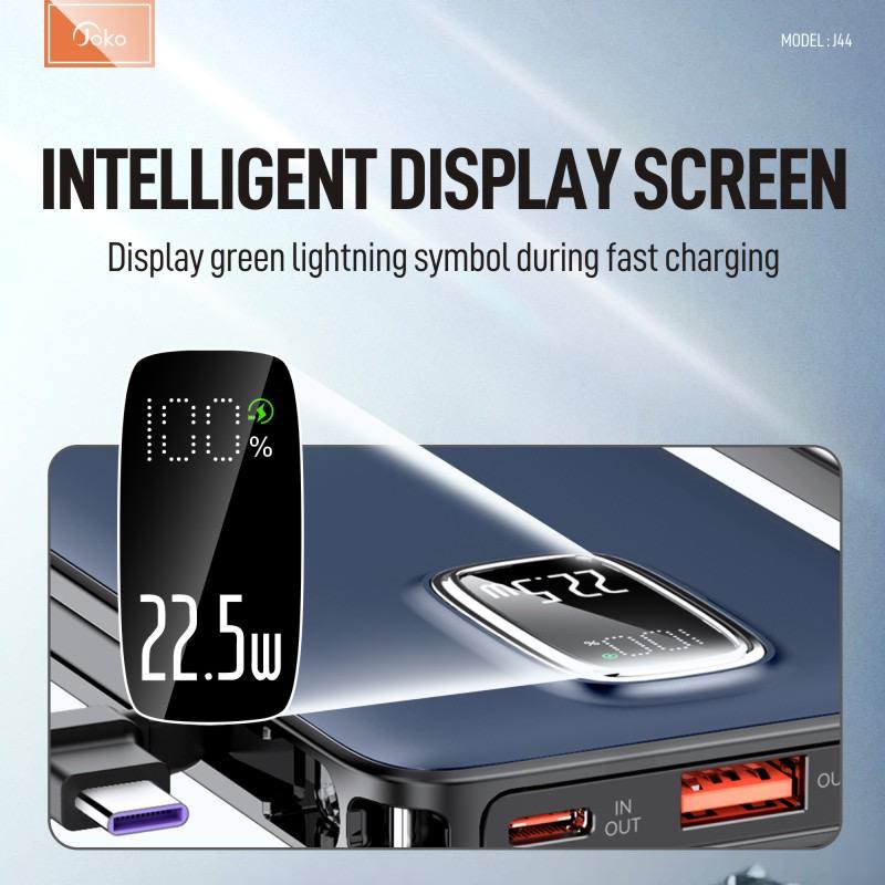 JOKO Power bank Fast charging 22.5W 10000mAh J44