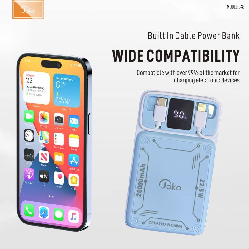 JOKO Power bank Fast charging 20000mAh Model J48