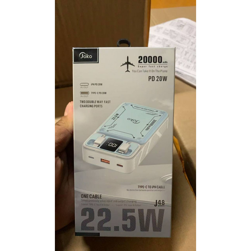 JOKO Power bank Fast charging 20000mAh Model J48