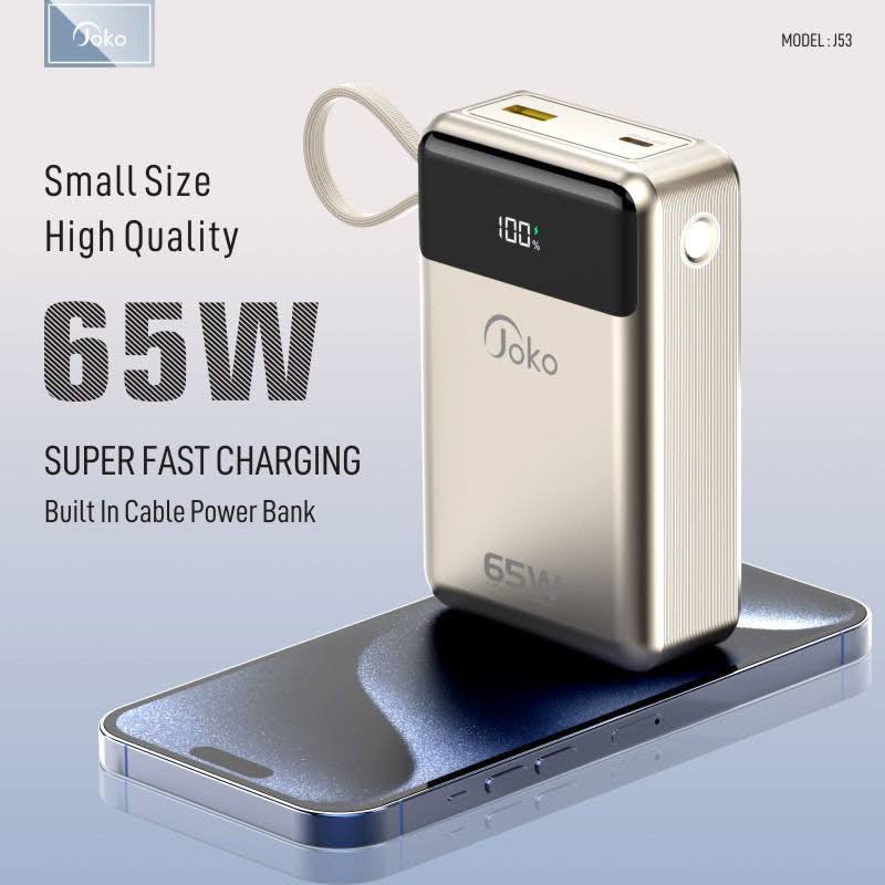 Joko Power bank 20000mAh Fast Charge 65W Model J53
