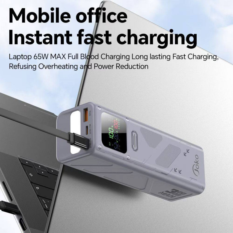 JOKO Power Bank, 30000mAh , supper Fast charge 65W  , Model J59