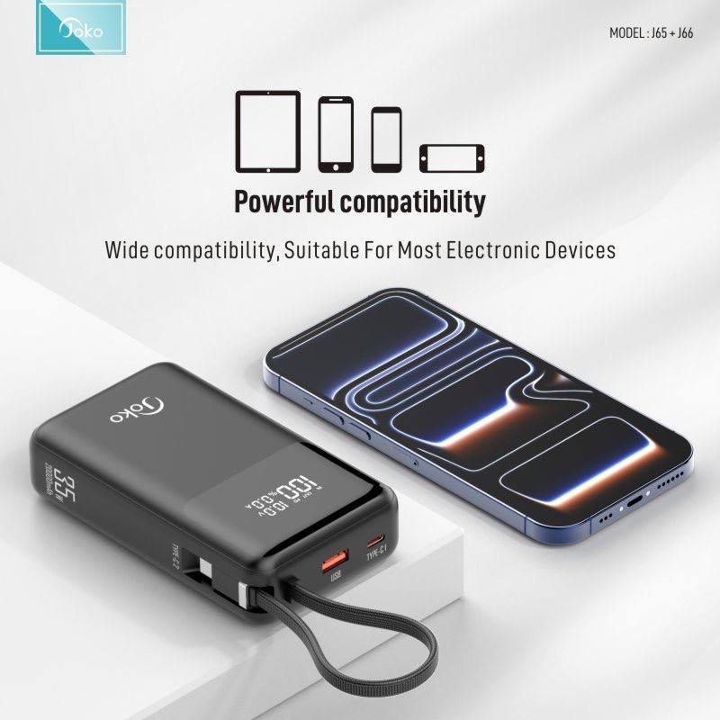 JOKO Power bank supper fast charging 20000mAh Model J65