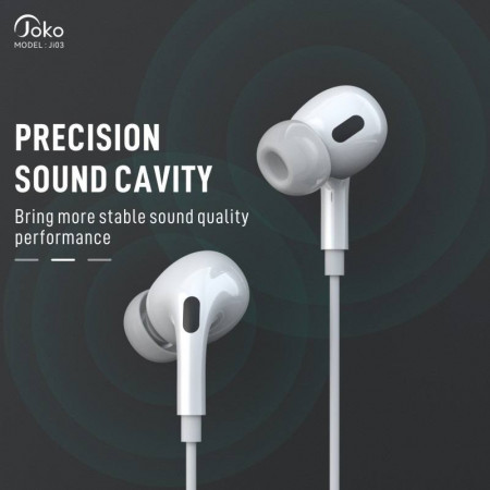 JOKO Mini HIFI High Sound Quality Wired Headphones 3.5mm Plug JI-03