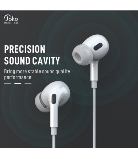 JOKO Mini HIFI High Sound Quality Wired Headphones 3.5mm Plug JI-03