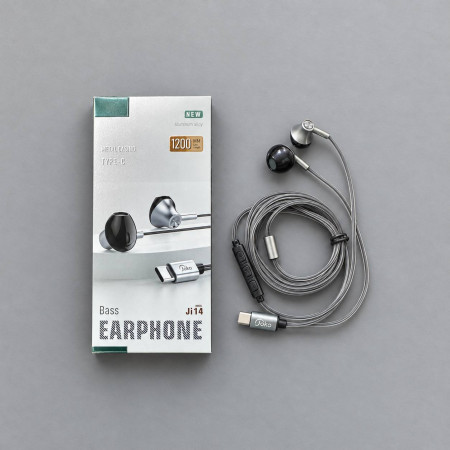 JOKO new wired earphones with good bass,  Type-C Model: JI14 JI15