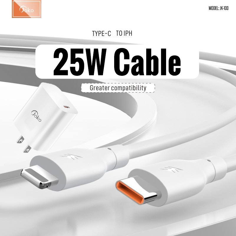 JOKO Set Fast Charge Adapter PD 25W Model: JK100
