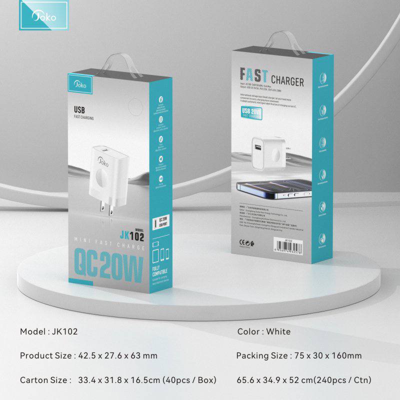 JOKO Adapter Charger 20W Model JK102
