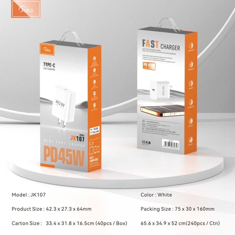 JOKO Adapter Charger PD45W Model JK107
