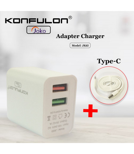 JOKO Adapter+Cable JK63 Type-C 2.1A