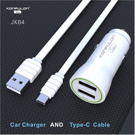 JOKO Car Charger+Cable JK64 Type-C 2.1A