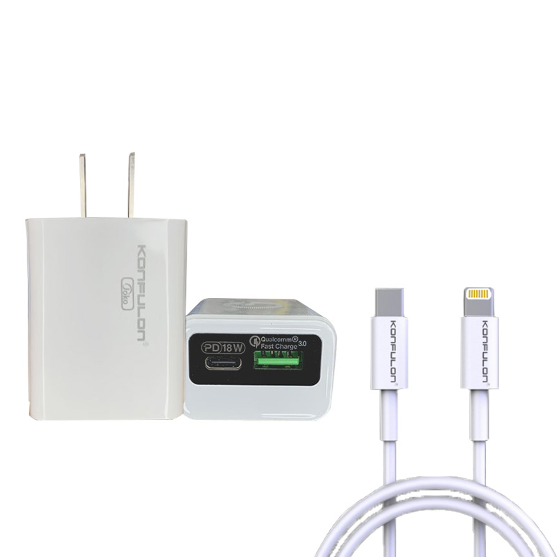 JOKO Adapter+ Cable Fast charger 18w Model JK70+DC13 iPhone JK70+DC15 Type-C