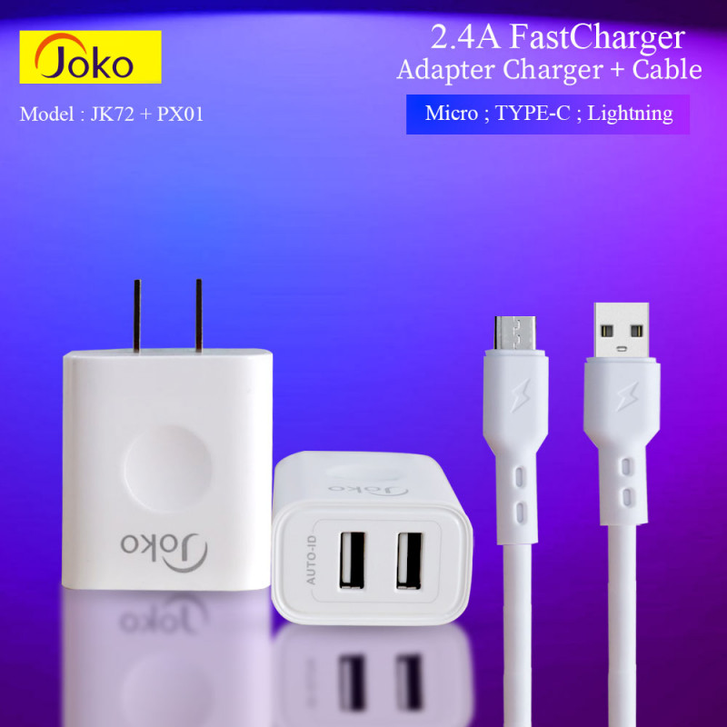 JOKO Adapter+Cable  JK-72 Micro 2.4A