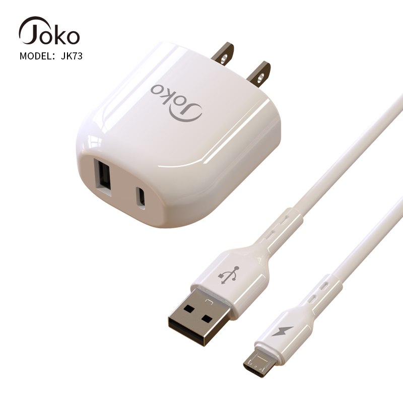 JOKO Set Adapter Cable 3.1A Model JK73 Micro, iPhone, Type-C