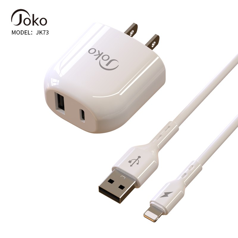 JOKO Set Adapter Cable 3.1A Model JK73 Micro, iPhone, Type-C