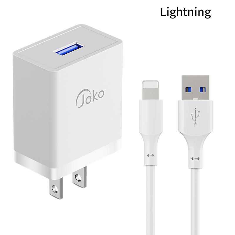 JOKO Adapter Charger + Cable Fast Charger 2.4A iPhone Lightning  JK77