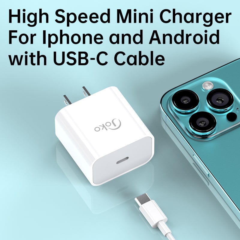 JOKO Adapter and Cable Fast Charger 20W Model JK78