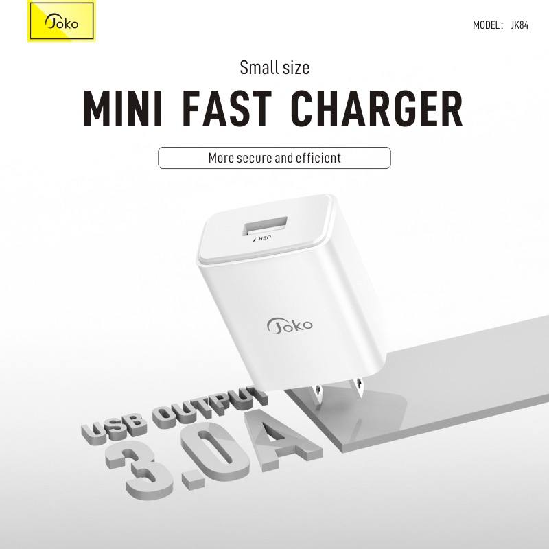 JOKO Mini Fast Charger Adapter + Cable Model: JK84