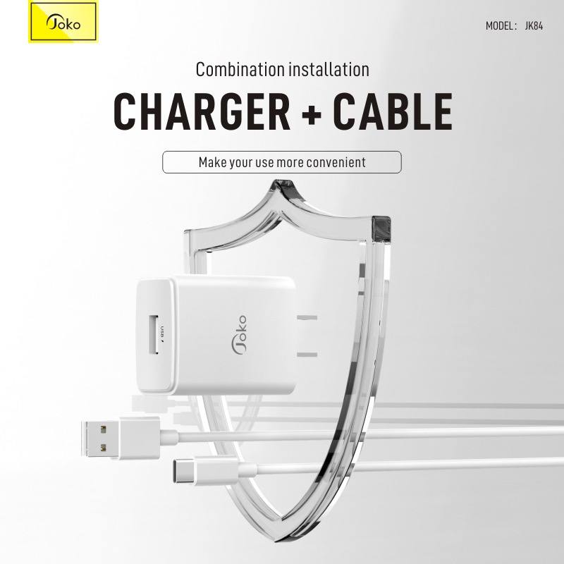 JOKO Mini Fast Charger Adapter + Cable Model: JK84