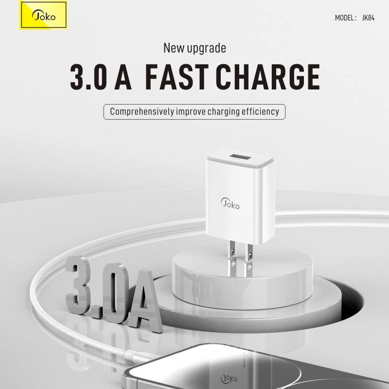 JOKO Mini Fast Charger Adapter + Cable Model: JK84