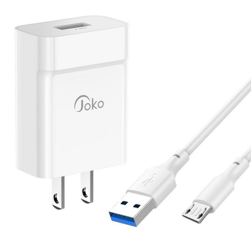 JOKO Mini fast charger + cable 3.0A Model Jk85 