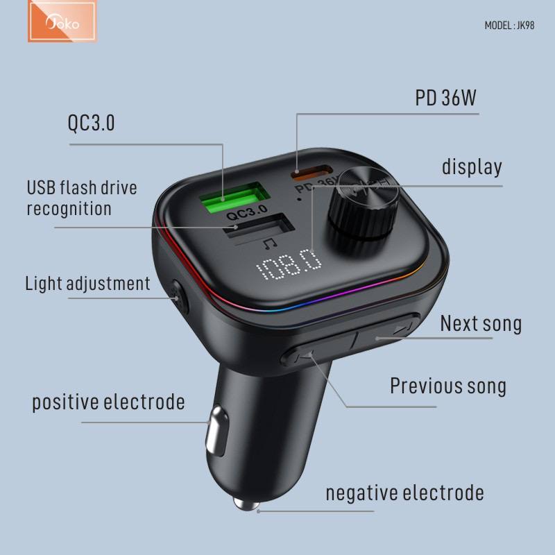 Joko Car Charger PD36W Model JK98