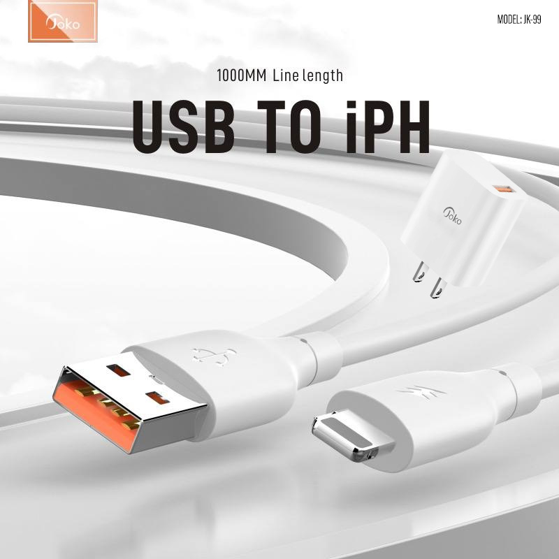JOKO Set Fast Charge Adapter USB QC 25W Model: JK99
