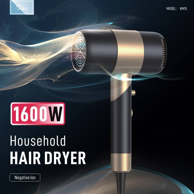 JOKO Dual-Function Mini High-Power Hair Dryer KM-15 1600W