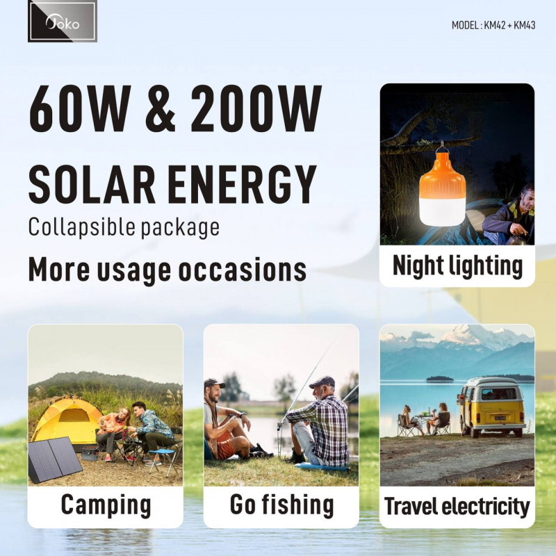 JOKO Solar Panel High Power 60W Model KM42
