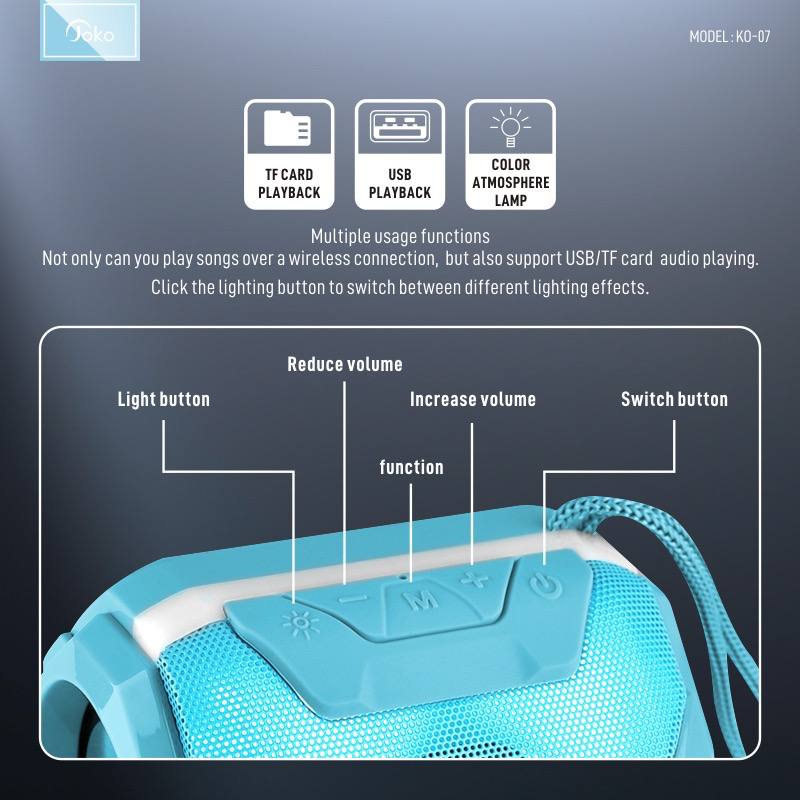 JOKO PORTABLE SPEAKER MODEL KO07