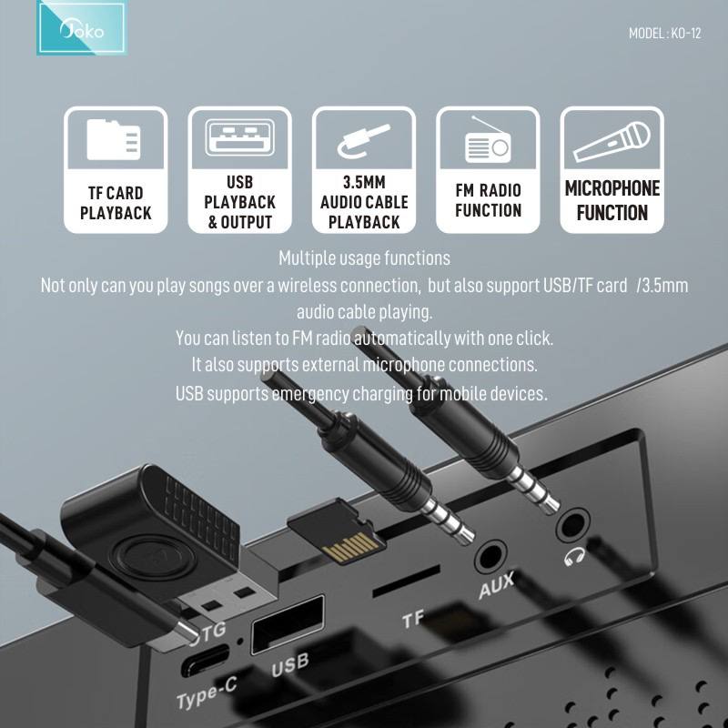 JOKO Portable Karaoke Speaker 120W Model KO12
