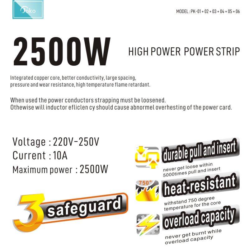 Konfulon Power Strip Converter 2500W