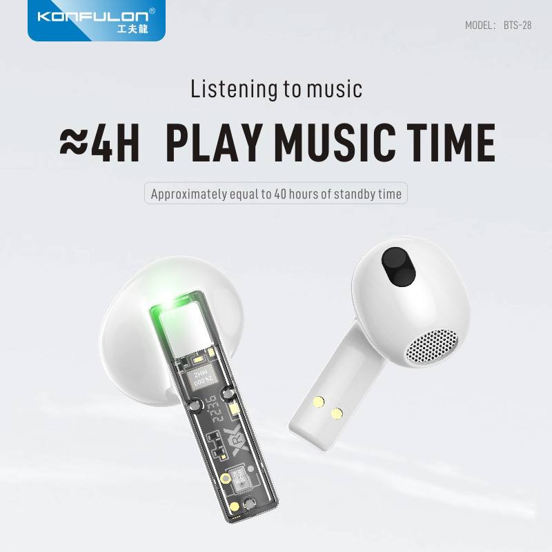 Konfulon Mini Bluetooth Earphone High Visibility BTS-28