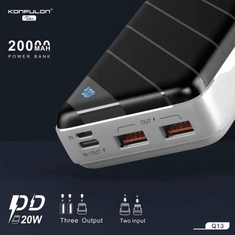 JOKO Fast charge Power bank 20000mAh 22.5W​ Model Q13